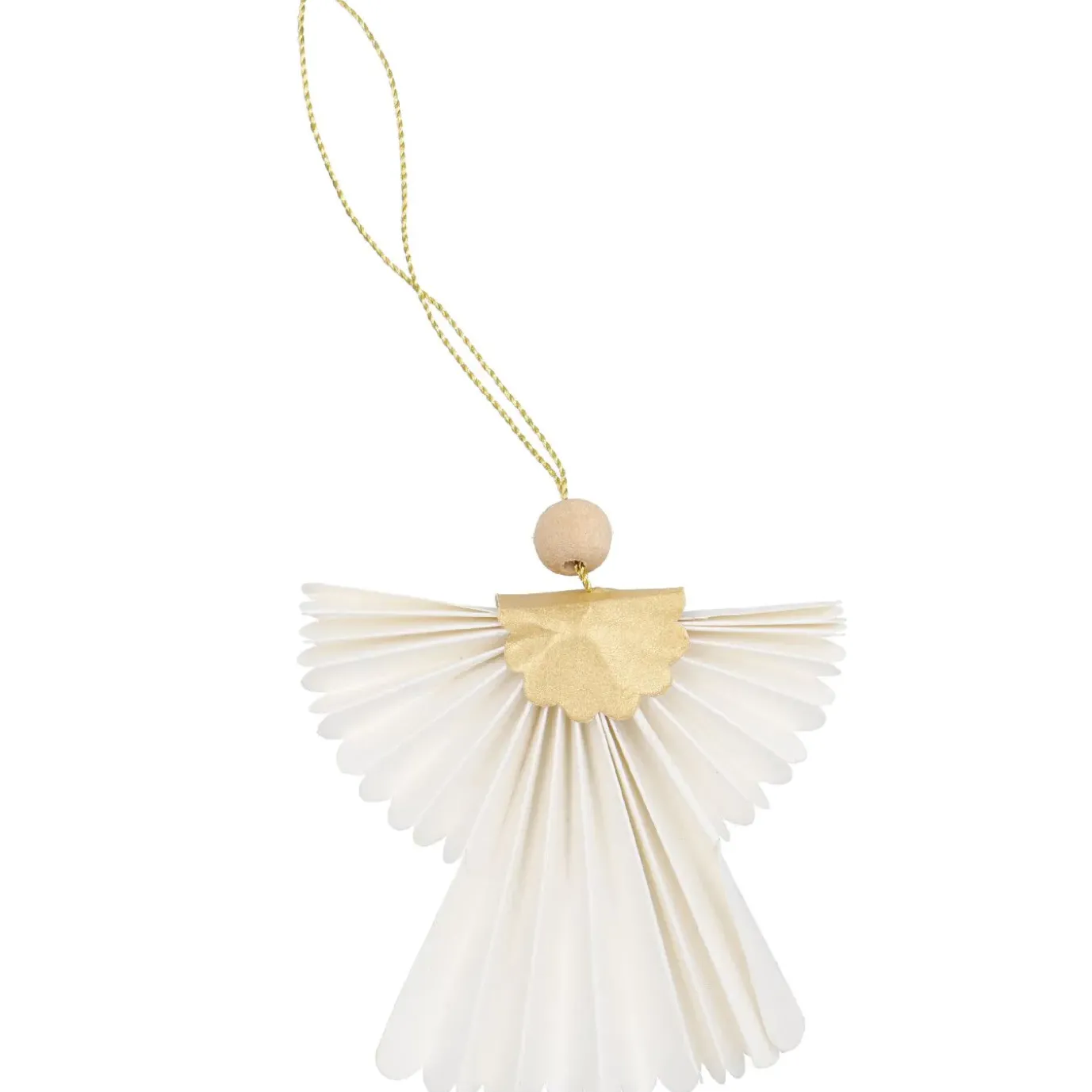 Anhänger Engel, Uni/offwhite, 10 Cm