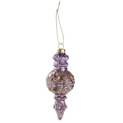 Anhänger Ornament/Kringel, Lila, 15 Cm