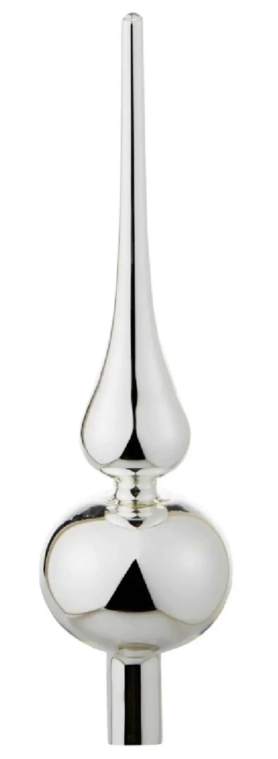 Baumspitze, Silber Glänzend, 25 Cm