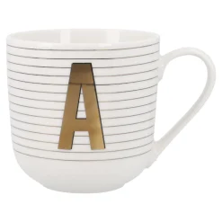 Becher Buchstabe/Streifen, A, 450 Ml