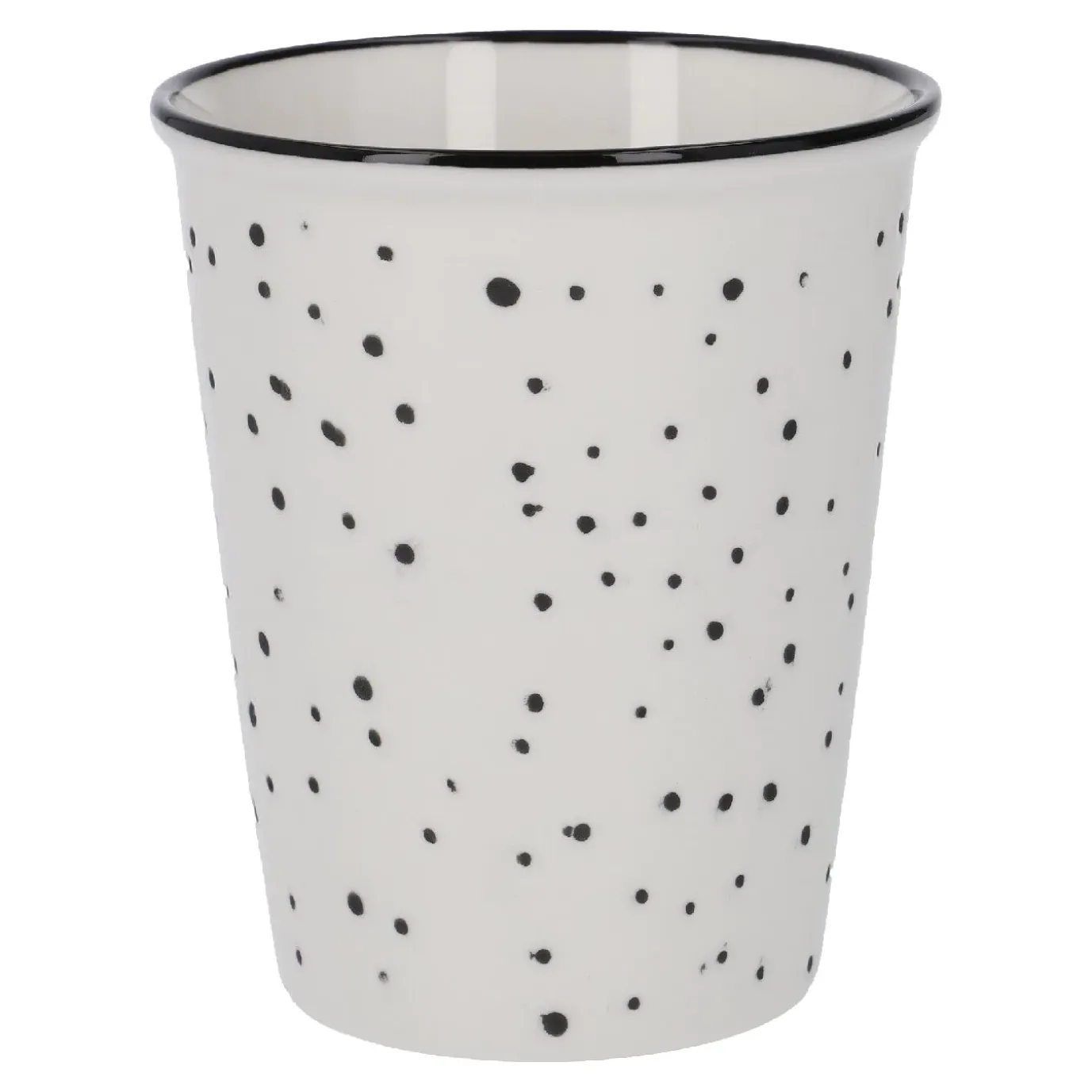 Becher Schwarzrand, Punkte, 380 Ml