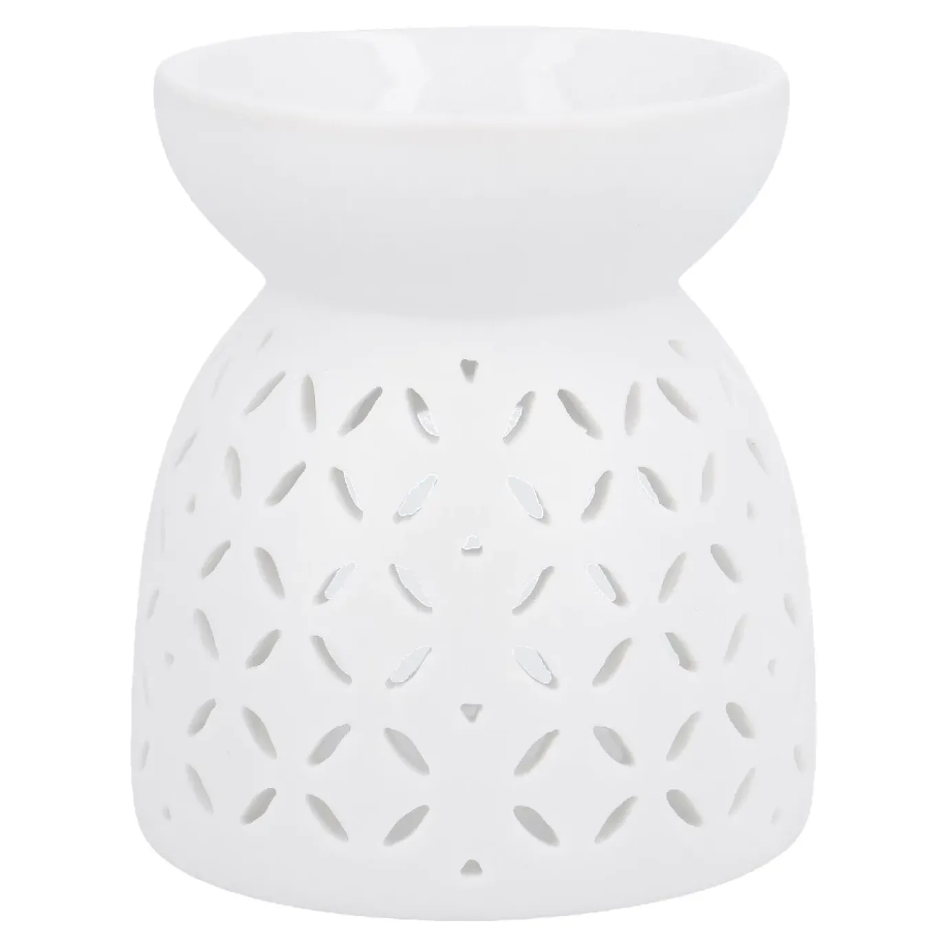 Duftlampe Motiv, Kreuze/weiß, 9.5 Cm