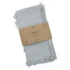 2er Set Platzset Fransen, Blau, 33 X 48 Cm
