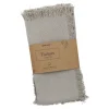 2er Set Platzset Fransen, Taupe, 33 X 48 Cm