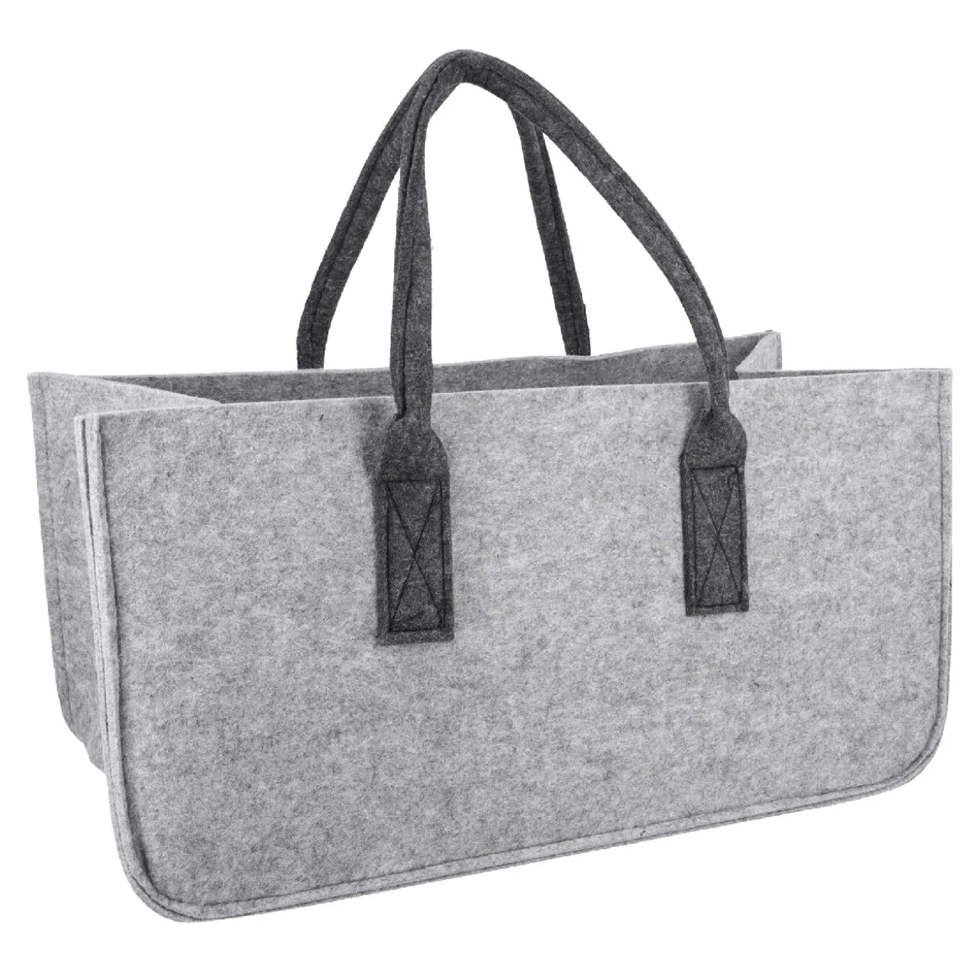 Filztasche Kamin, Hellgrau