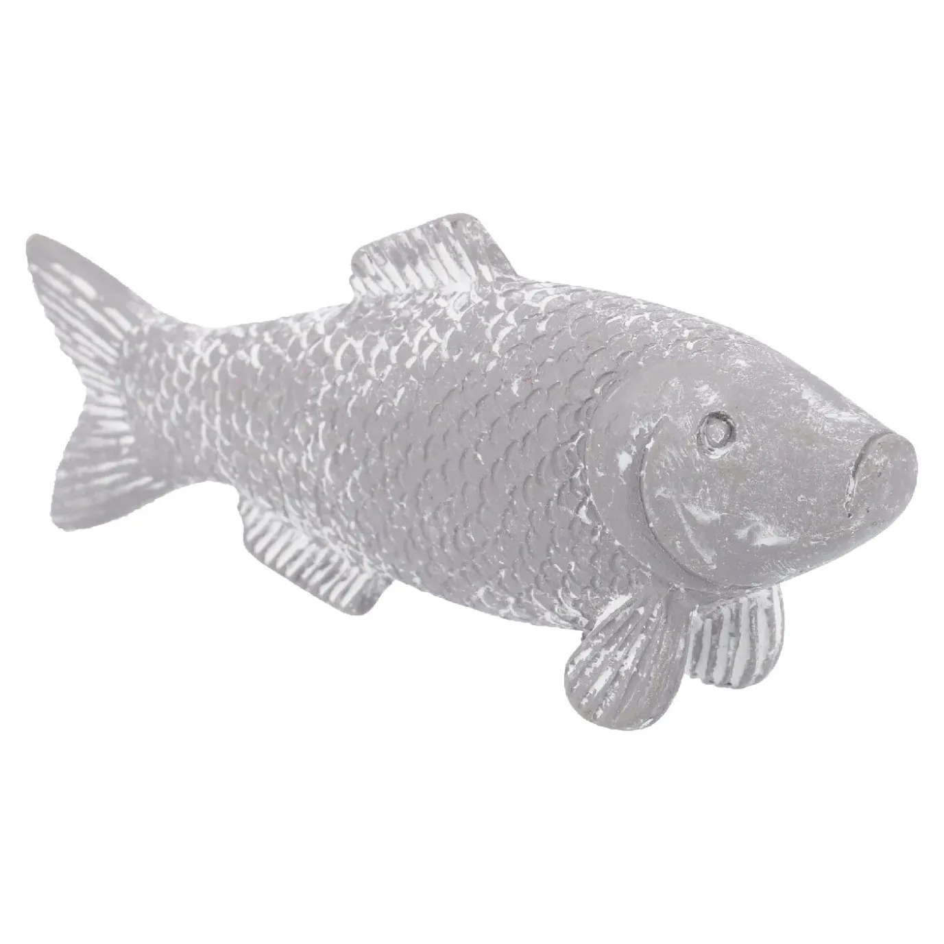 Fisch, Gewischt/grau, 10 Cm