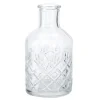 Flaschen-Vase Rauten, Bauchig