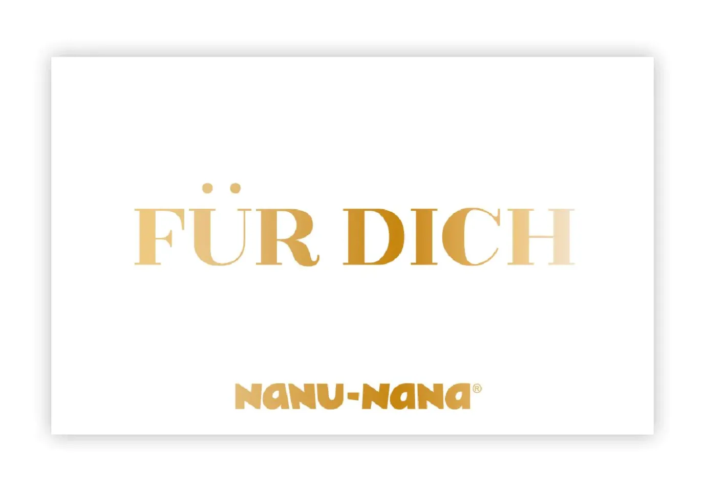 Geschenkgutschein, Für Dich, Weiß, 25 Euro