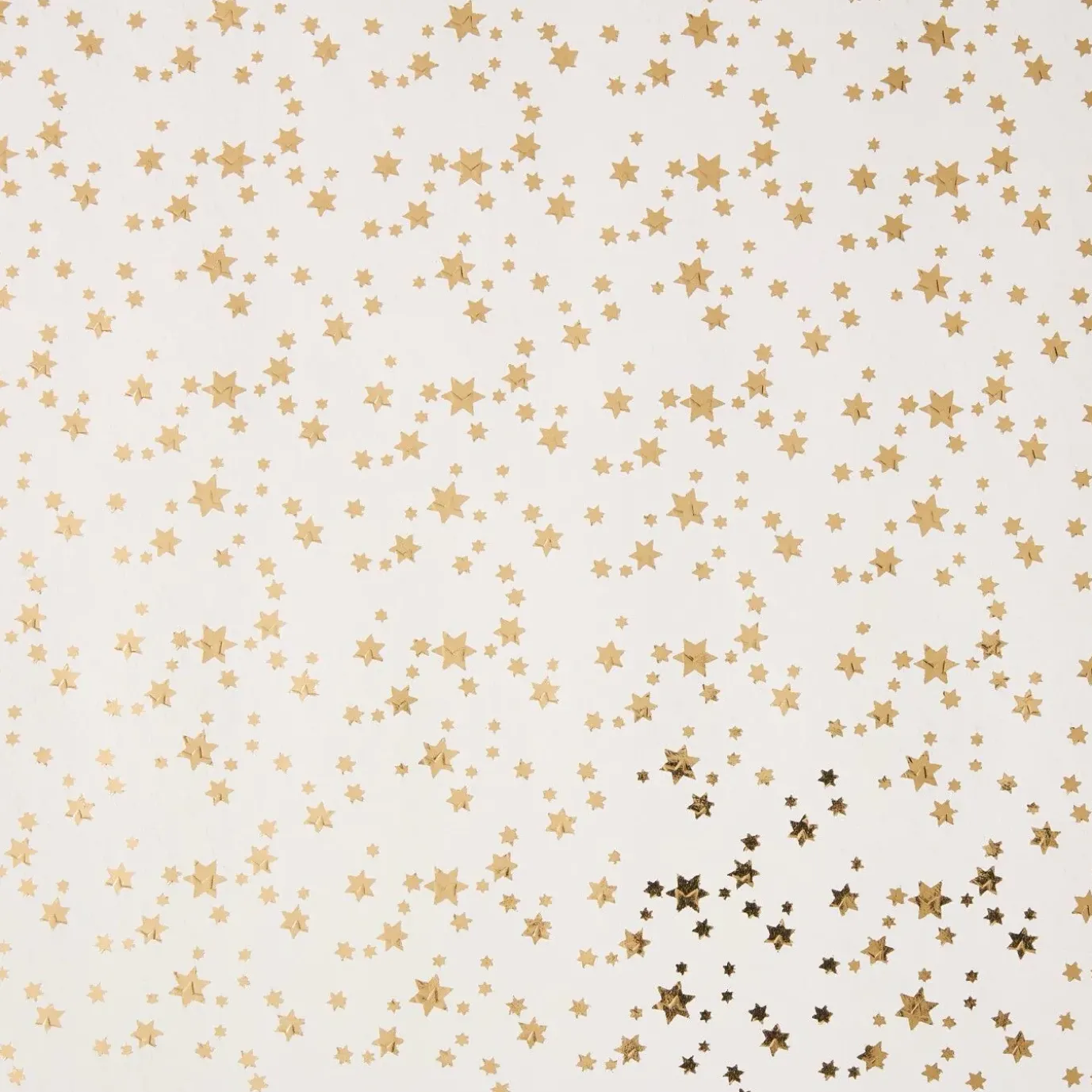 Geschenkpapier Prägung, Sterne/creme, 2 M