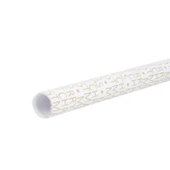 Geschenkpapier Prägung/Schrift, Creme/gold, 2 M