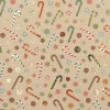 Geschenkpapier Xmas-Motiv, Zuckerstange, 2 M