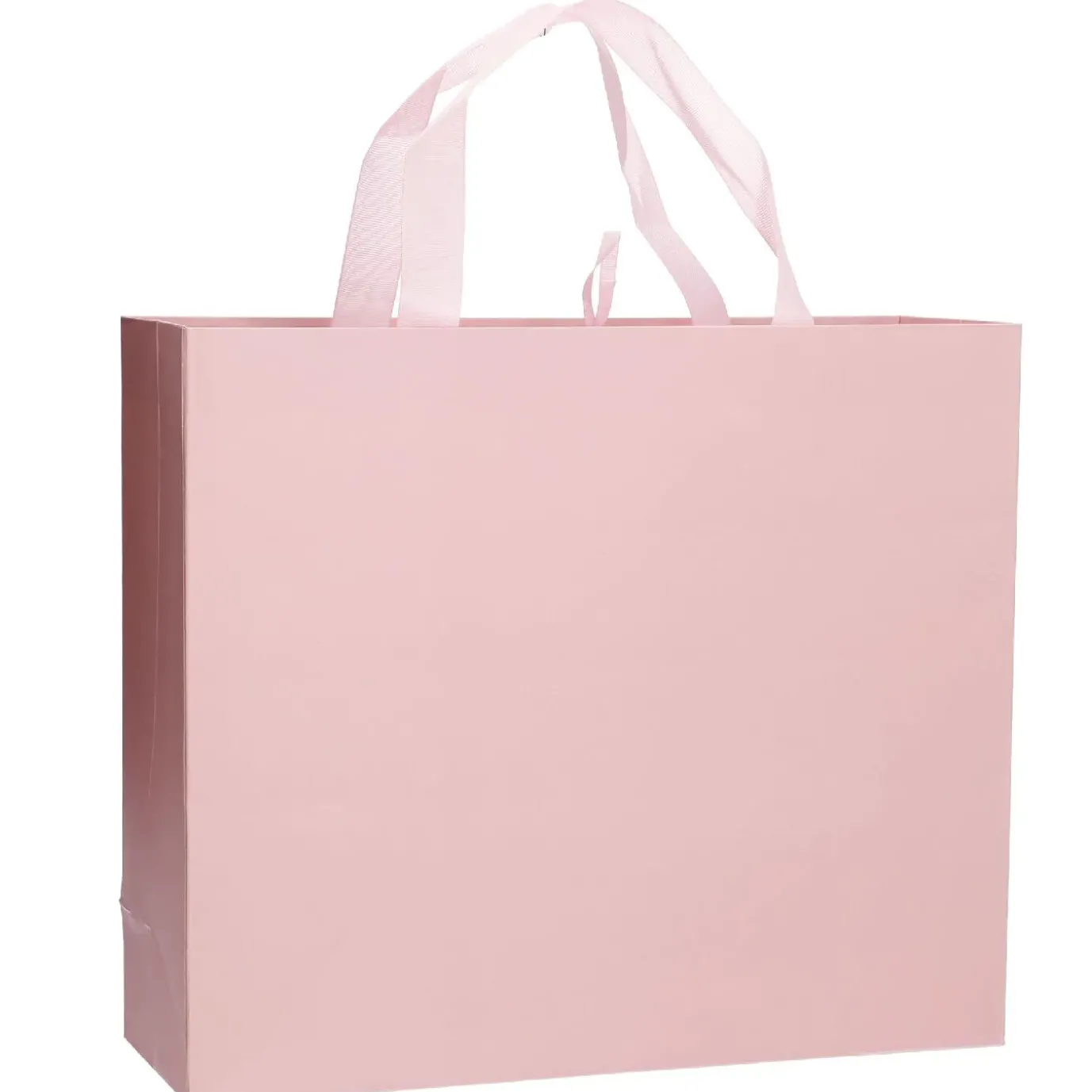Geschenktüte Uni/matt, Rosa, 36 X 31 Cm