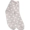 Kuschelsocken Anti-Rutsch, Punkte/flieder