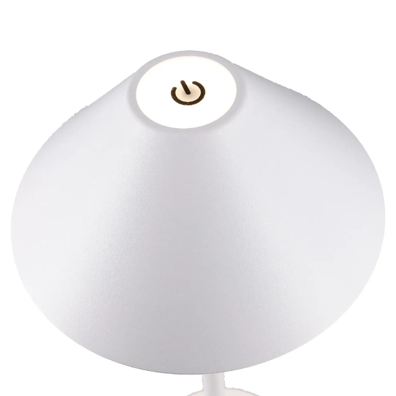 LED-Tischlampe Schirm, Weiß, 34 Cm