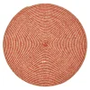 Platzset Olana, Rund/terracotta, 38 Cm