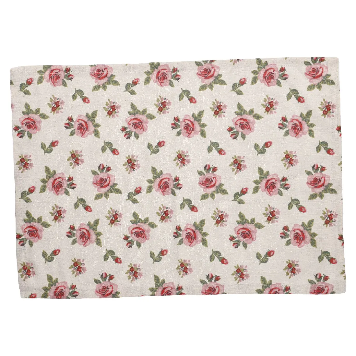 Platzset Rosen, Natur, 33 X 46 Cm