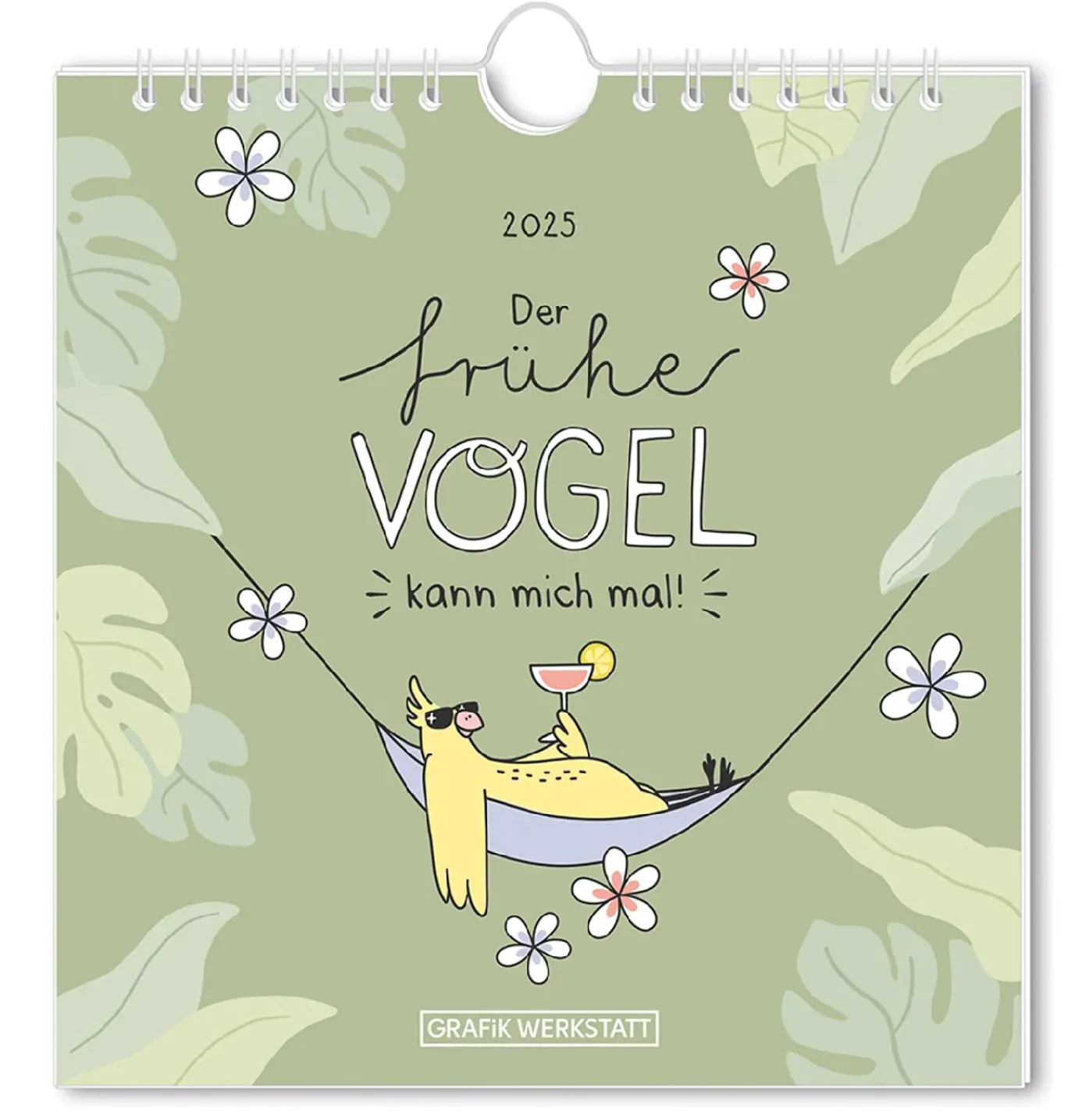 Postkarten Kalender, 2025, Der Frühe Vogel