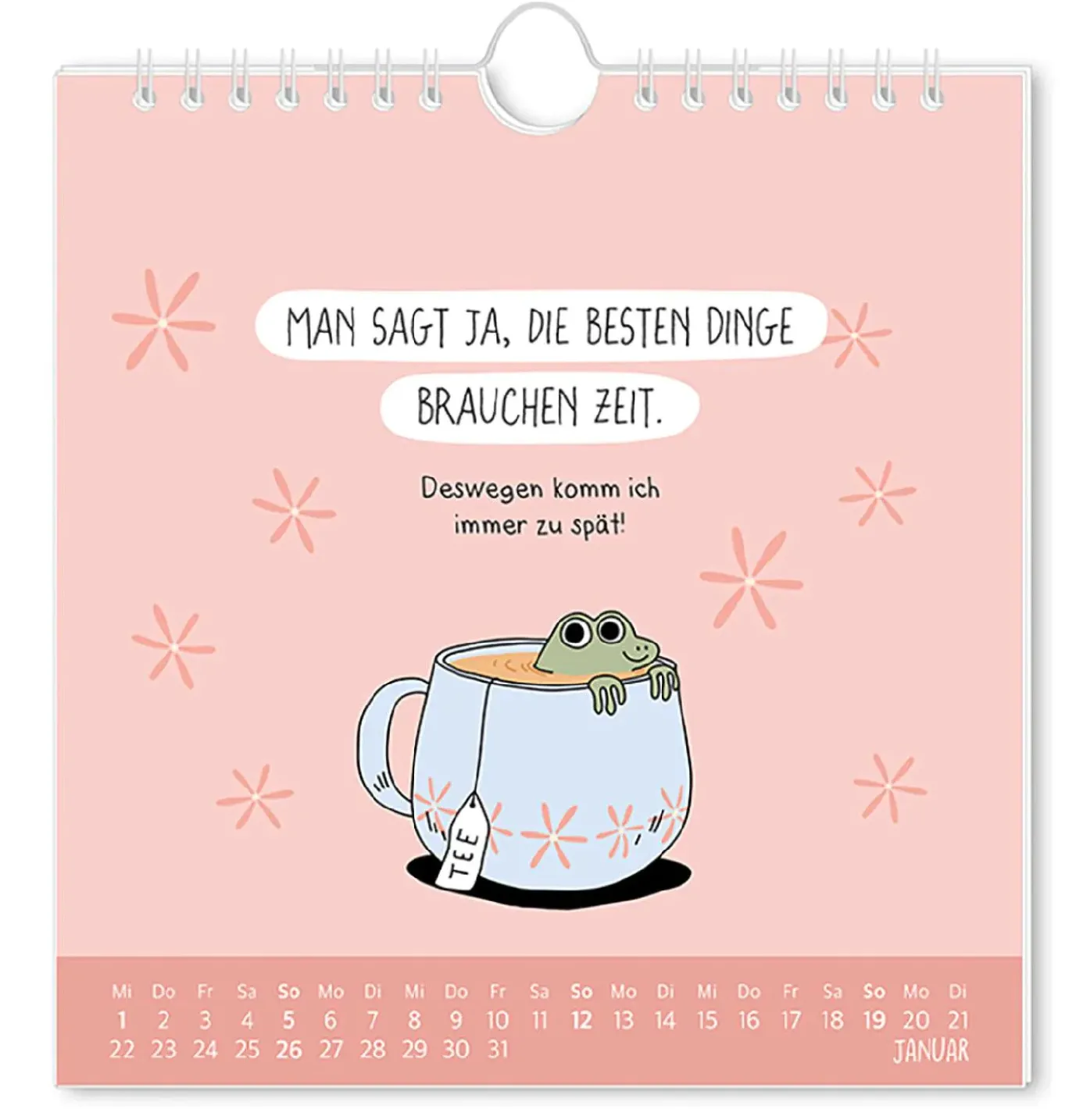 Postkarten Kalender, 2025, Der Frühe Vogel
