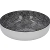 Schale China Mit Rand, Striche, Schw/wss, 17 Cm
