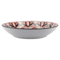 Schale Lisa, Flach, Rot, 20 Cm