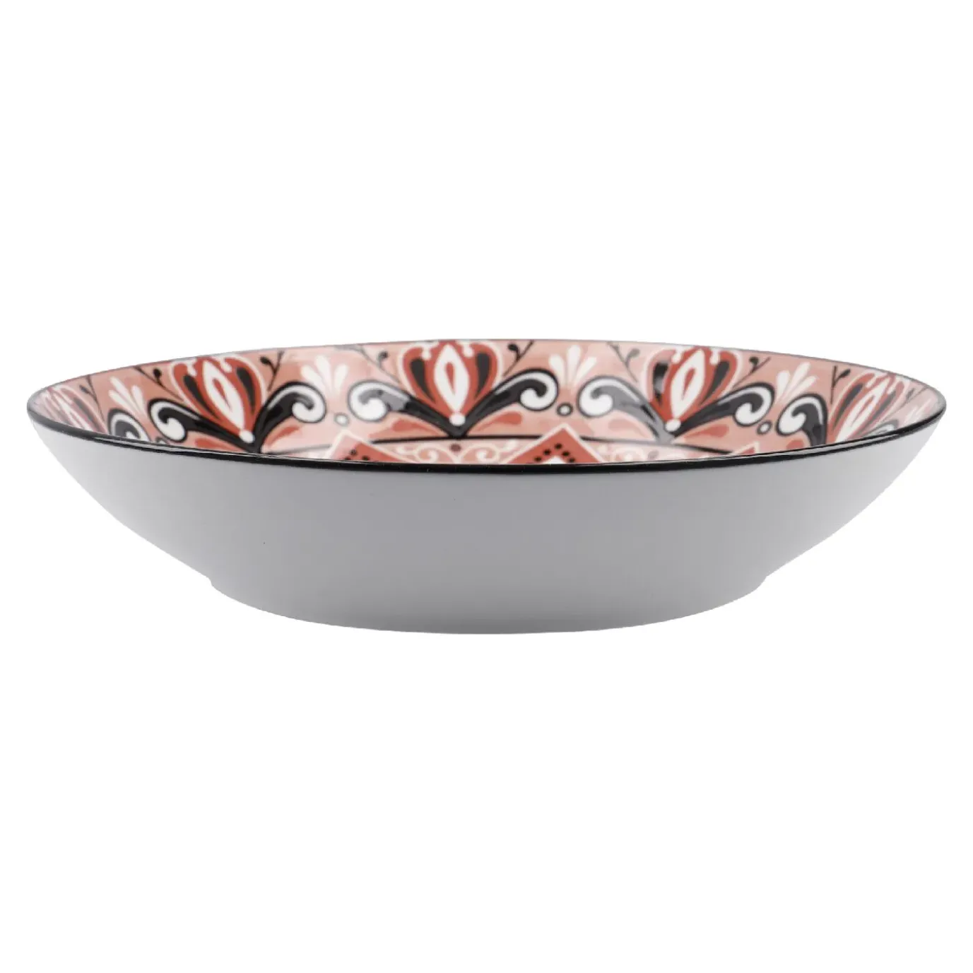Schale Lisa, Flach, Rot, 20 Cm
