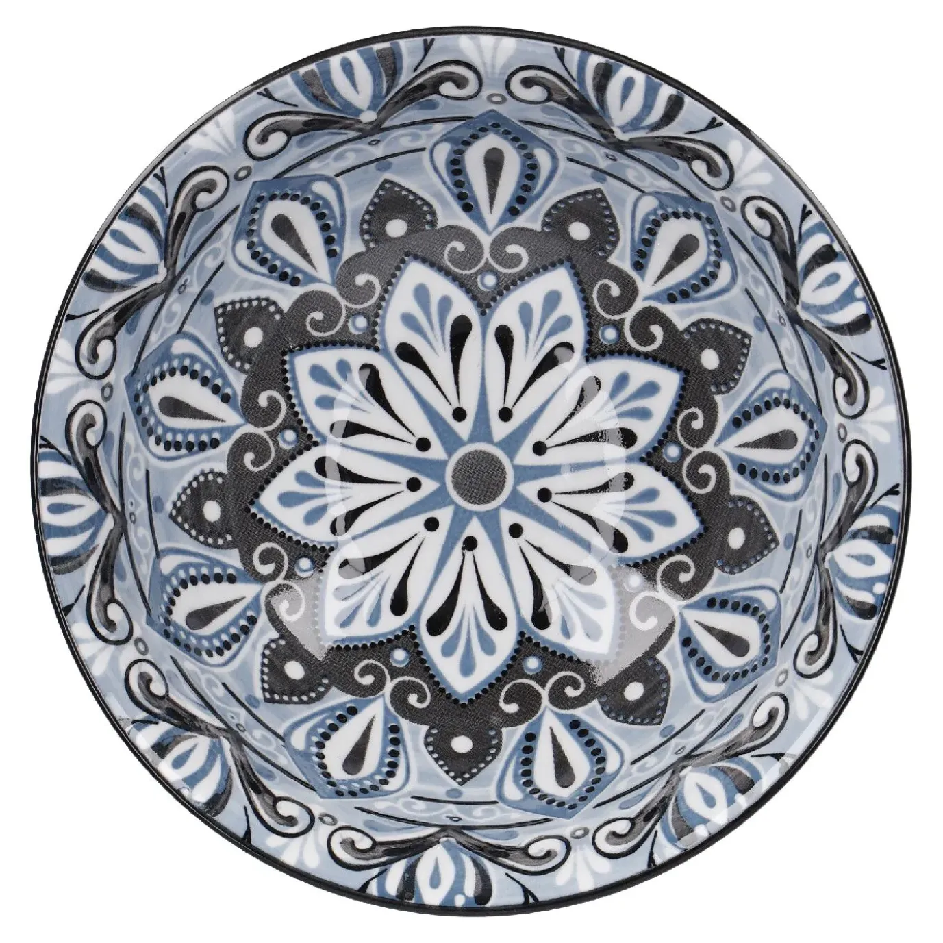 Schale Lisa, Tief, Blau, 15 Cm