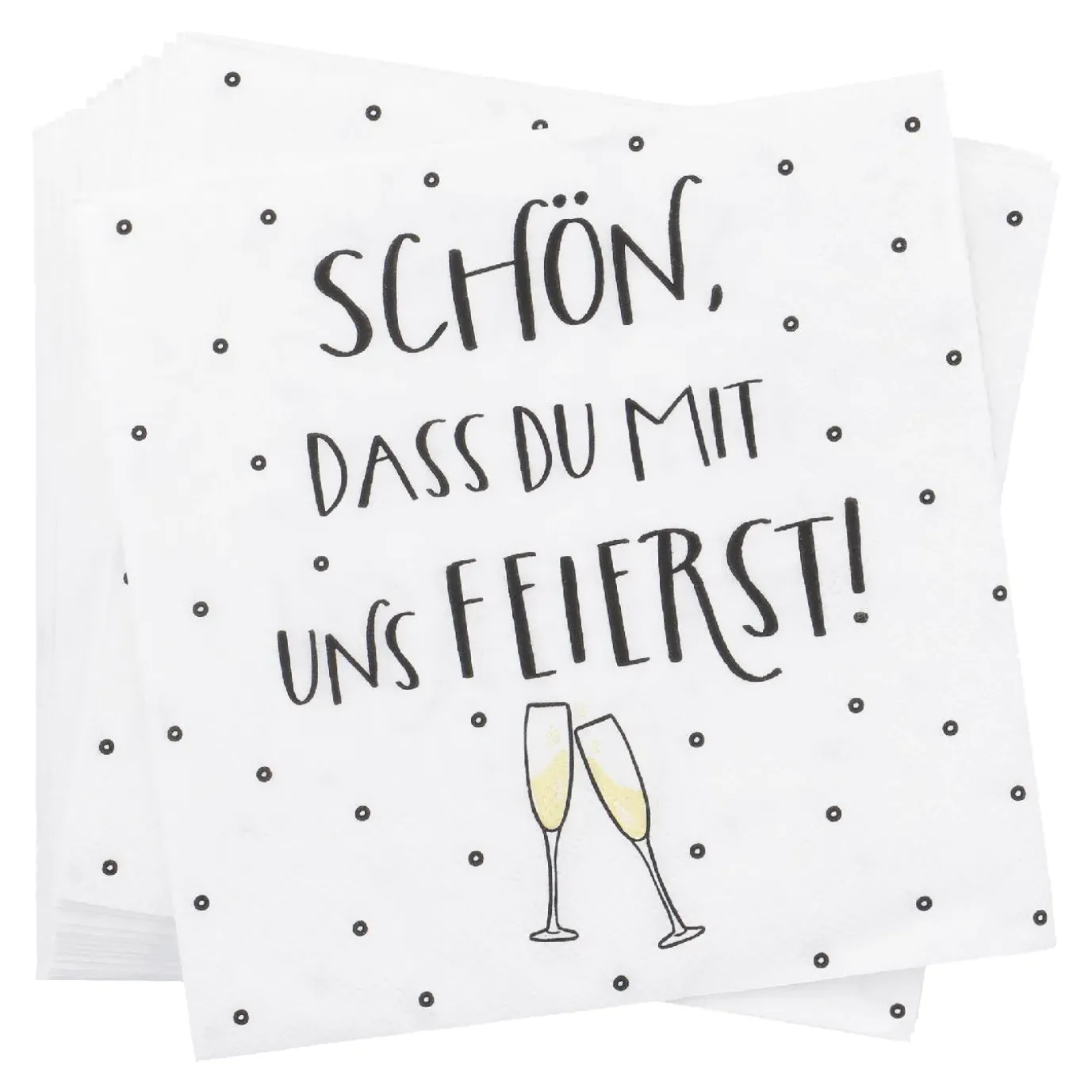 Serviette Feiern, 20 Stück