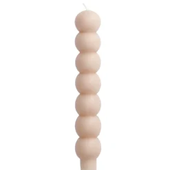 Stabkerze Bubbles, Taupe, 3 X 18.5 Cm