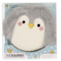 Taschenwärmer Fell, Pinguin