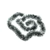 Tinsel-Girlande, Grün/weiß, 2 M