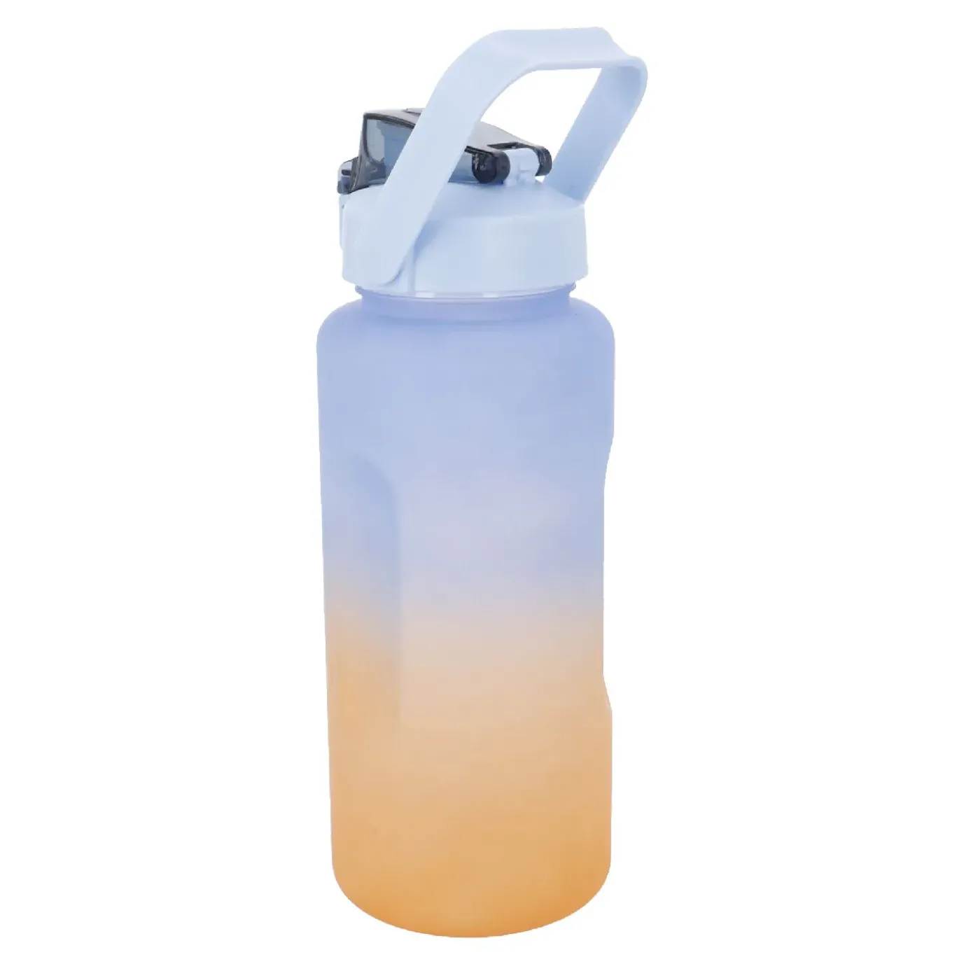 Trinkflasche Motivation, Blau-orange, 2 L