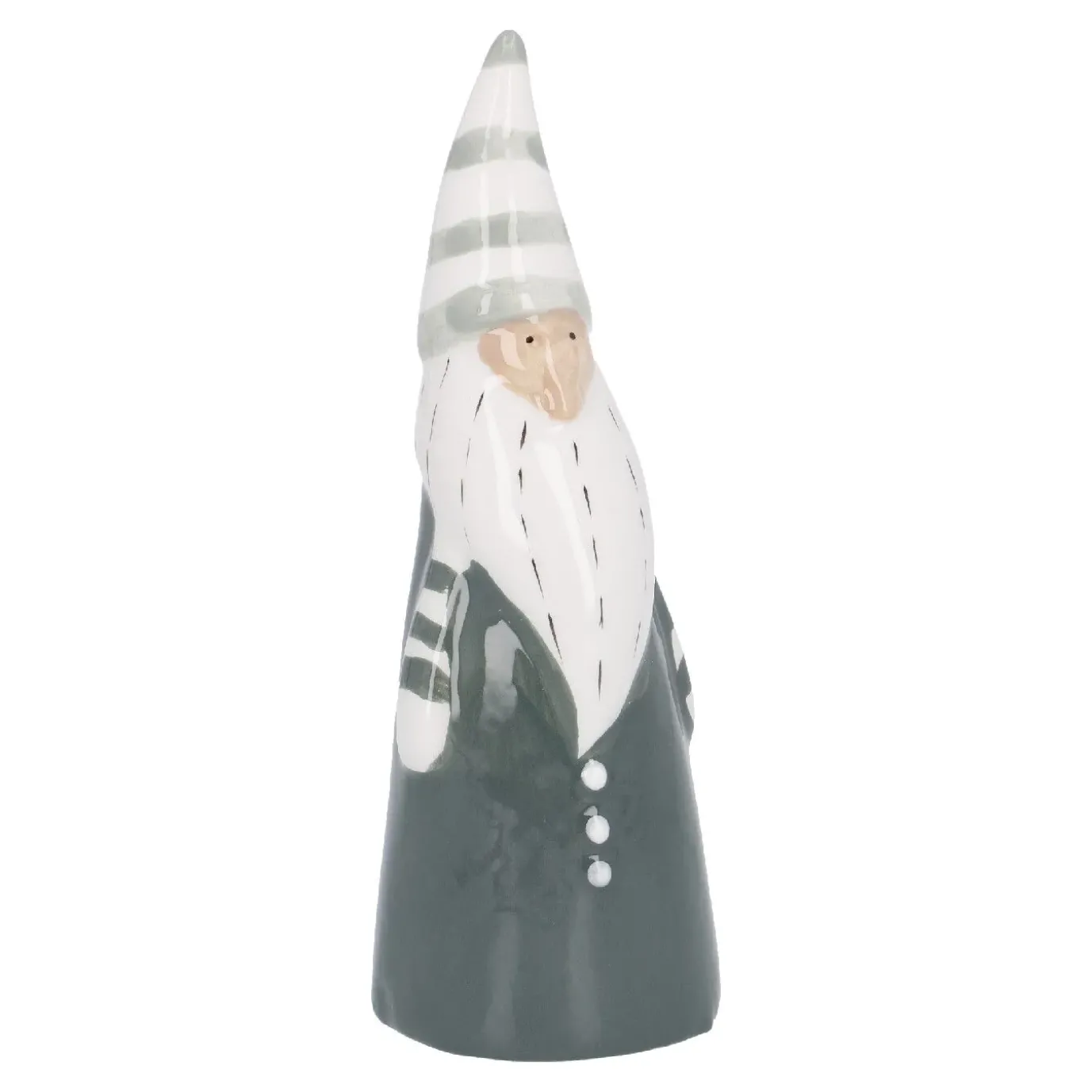 Wichtel Streifenmütze, Grün, 14 Cm